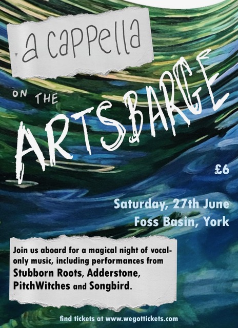 Acapella on the Arts Barge